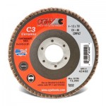 CGW Abrasives 42402 C3 Ceramic Flap Disc