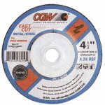 CGW Abrasives 36262 Fast Cut - Type 27 Depressed Center Wheels