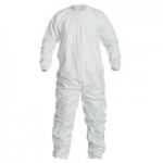 DuPont IC253BWH3X00250S Tyvek IsoClean Coveralls with Zipper