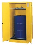 Justrite 896200 Yellow Vertical Drum Safety Cabinets
