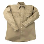Lapco LS-14-1/2-L 950 Heavy-Weight Khaki Shirts
