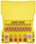 Master Lock 1483BP410 Safety Series Lockout Stations with Key Registration Cards