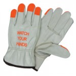 MCR Safety 3213HVIS Memphis Glove "Watch Your Hands" Drivers Gloves