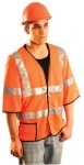 OccuNomix LUX-HSCOOL3-YXL Class 3 Mesh Vests with 3M Scotchlite Reflective Tape