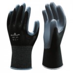 SHOWA 370BL-08 Atlas Assembly Grip 370B Nitrile-Coated Gloves