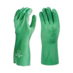 SHOWA 73107 Flocked Lined Nitrile Biodegradable Gloves