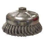 Weiler 12376 Single Row Heavy-Duty Knot Wire Cup Brushes
