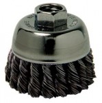 Weiler 12826 Single Row Heavy-Duty Knot Wire Cup Brushes