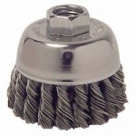Weiler 13020 Single Row Heavy-Duty Knot Wire Cup Brushes