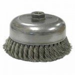 Weiler 13257 Single Row Heavy-Duty Knot Wire Cup Brushes