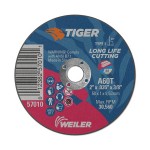 Weiler 57068 Tiger Aluminum Oxide Type 1 Cutting Wheel