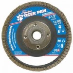 Weiler 51114 Tiger Paw Coated Abrasive Flap Discs