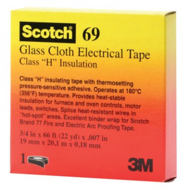 3M Electrical Scotch Glass Cloth Electrical Tapes 69