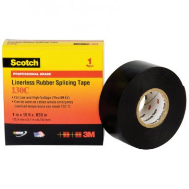 3M Electrical Scotch Linerless Splicing Tapes 130C