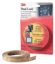 3M 021200-65812 Industrial Dual Lock Low Profile Reclosable Fasteners