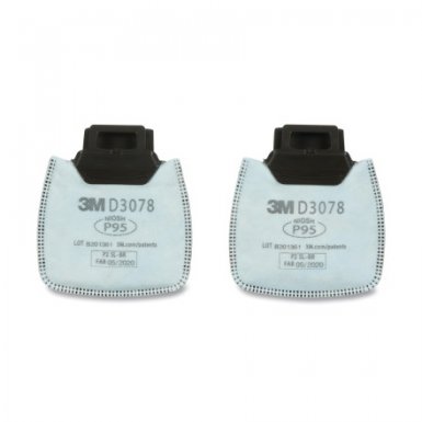 3M 7100213435 Personal Safety Division Secure Click Particulate Filters