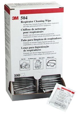3M 50051100000000 Personal Safety Division Respirator Cleaning Wipes
