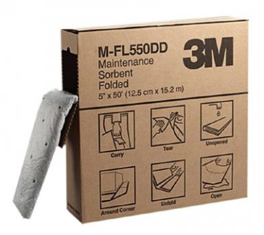 3M 50051100000000 Personal Safety Division High-Capacity Maintenance Folded Sorbents