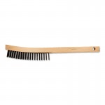 Weiler 804-44594 Curved Handle Wire Scratch Brush - V-Groove