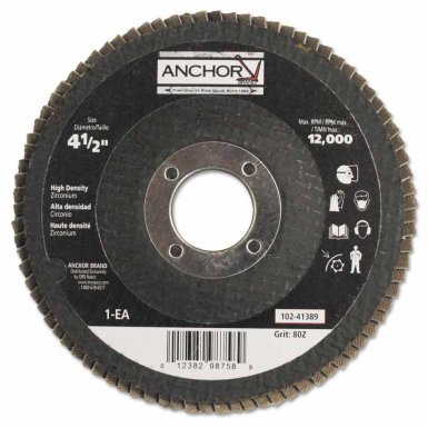 Anchor Brand 98758 Abrasive High Density Flap Discs