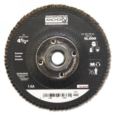 Anchor Brand 40378 Abrasive High Density Flap Discs