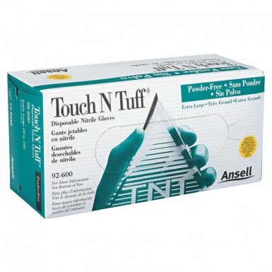 Ansell 585837 Touch N Tuff Disposable Gloves