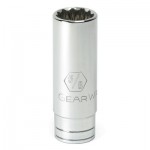 Apex 80372 3/8 in Drive 6 and 12 Point SAE Deep Length Sockets