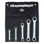 Apex 27-608G 5 Pc. 12 Point SAE Laminated Ratcheting Box Wrench Sets