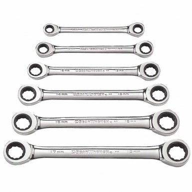 Apex 9260 6 Pc. Double Box Ratcheting Wrench Sets