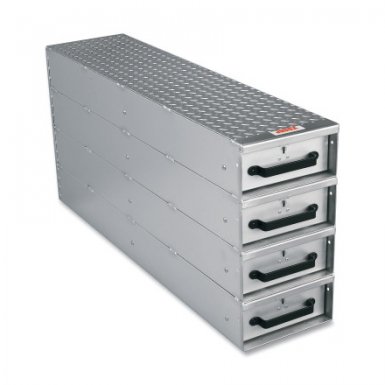 Apex 1409980 JOBOX Premium Aluminum Long Stacked Storage Drawers