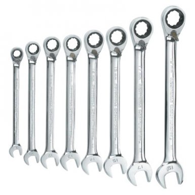 Apex 9543 Reversible Combination Ratcheting Wrench Sets