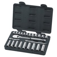 Apex 80559 Surface Drive Socket Sets With 84 Tooth Ratchet