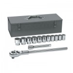 Apex 80879 Surface Drive Socket Sets With 24 Tooth Ratchet