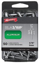 Arrow Fastener RLFA3/16IP Large Flange Aluminum Rivets