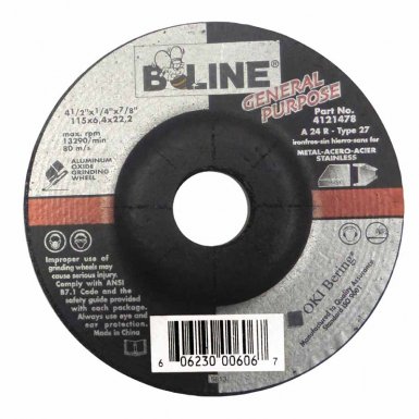 Bee Line Abrasives 69936601820 Depressed Center Grinding Wheels