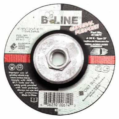 Bee Line Abrasives 69936652647 Depressed Center Grinding Wheels