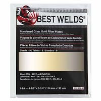 Best Welds 932-458-9 Hardened Glass Gold Filter Plates