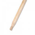 Boardwalk BWK138 Metal Tip Threaded Hardwood Broom Handle