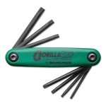 Bondhus 12636 GorillaGrip Tamper Resistant Fold-Ups