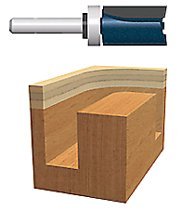 Bosch Power Tools 85680M Carbide-Tipped Top Bearing Mounted Straight Router Bits