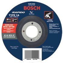 Bosch Power Tools TCW1S450 Thin Cutting/Rapido Type 1A (ISO 41) Wheels