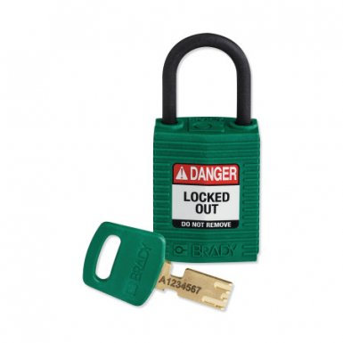 Brady CPTGRN25PLKD Compact Safety Locks