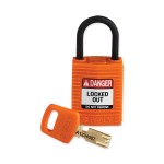 Brady CPTORG25PLKD Compact Safety Locks