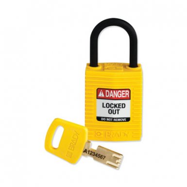 Brady CPTYLW25PLKD Compact Safety Locks