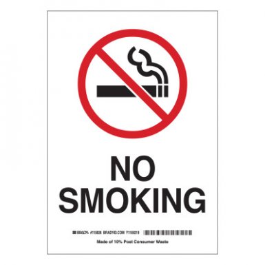Brady 25119 No Smoking Signs
