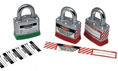 Brady 45585 Padlock Lockout Labels