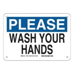 Brady 46547 Please Wash Your Hands Signs