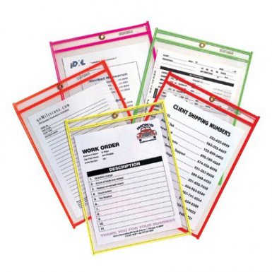 C-Line Products, Inc. CLI43910 Neon Stitched Shop Ticket Holders