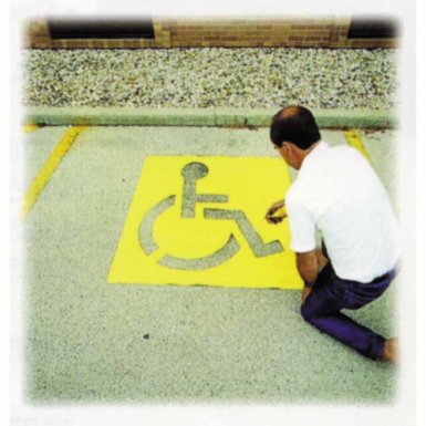 C.H. Hanson 12438 Handicap Symbol Stencils