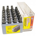 C.H. Hanson 25800 Low Stress Full Character Steel Hand Stamp Sets